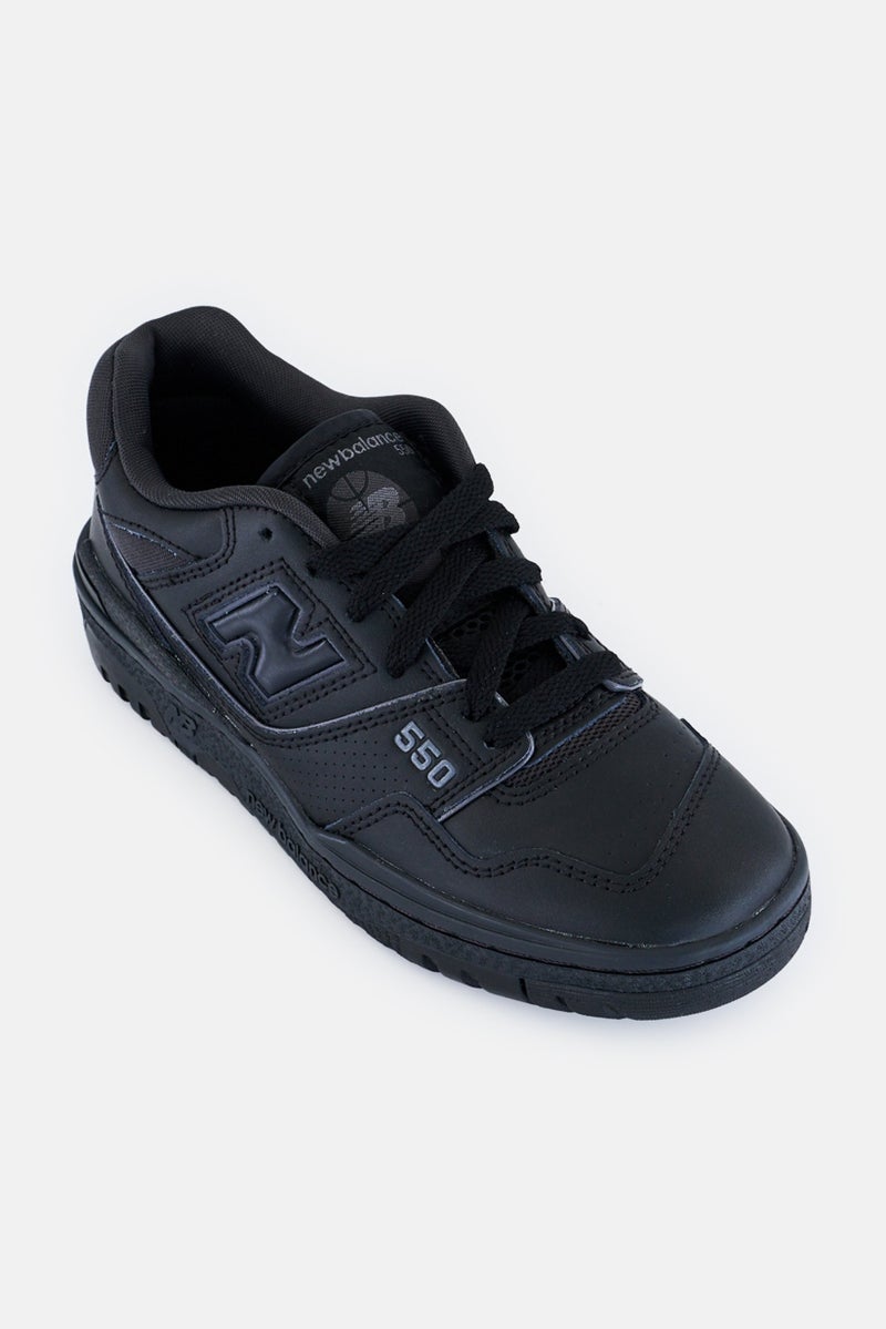 New Balance Kids Boy BB550BBB Lace Up Outdoor Shoe, Black - Image 1